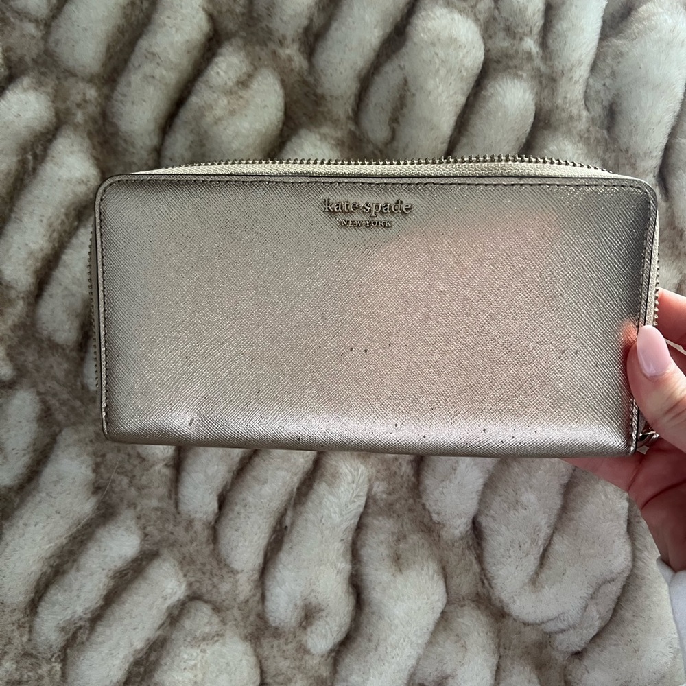 Kate Spade Large Shimmery Wallet - Picture 12 of 12